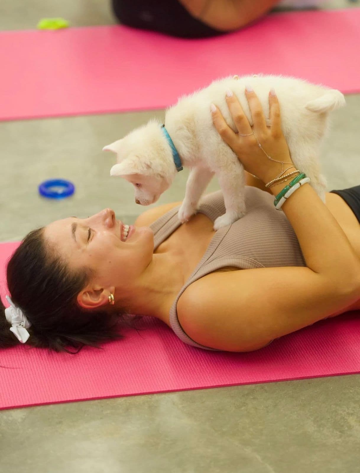 PUPPY YOGA IN VIZAG | Slide 1